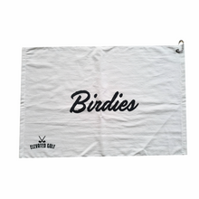 Birdies all Day golf towel 16x24 inch with clip