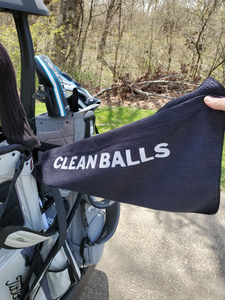 The Original Clean Balls Golf Towel 24x16 inch
